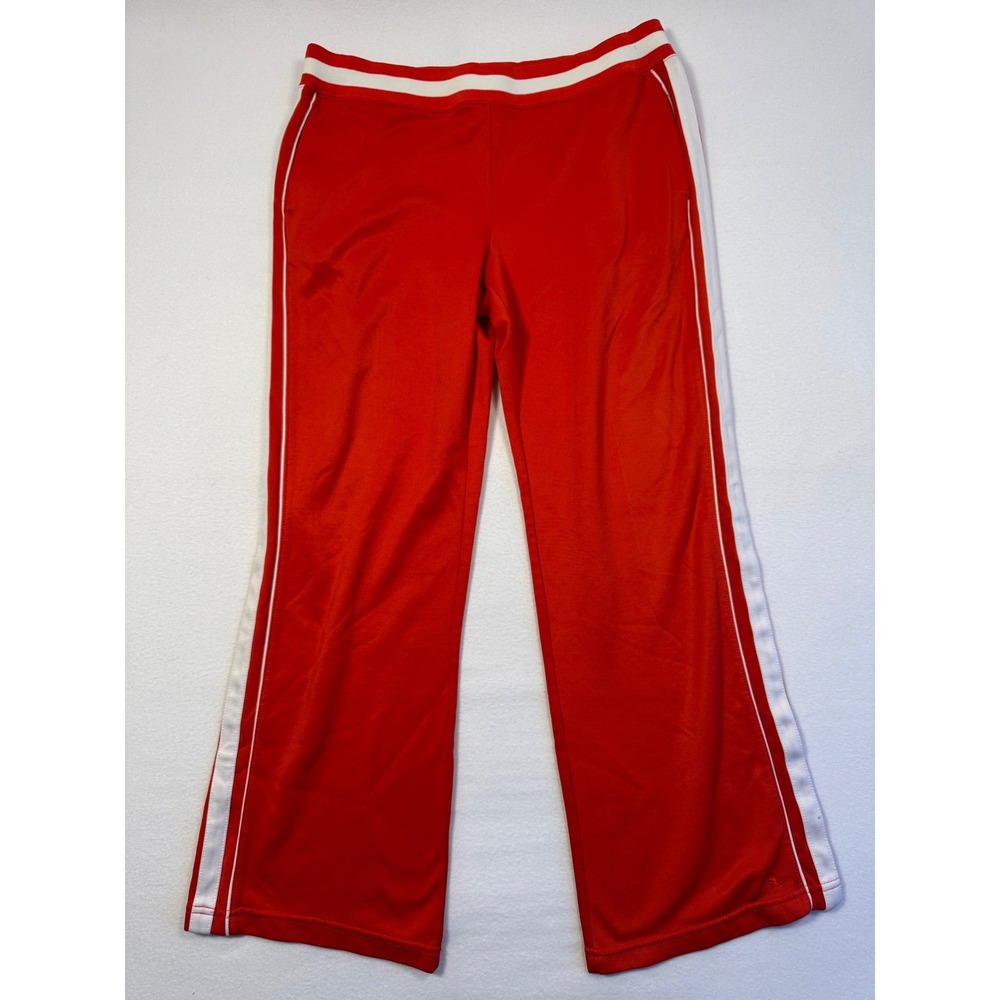 Retro Y2K‎ Athletic Works Track Pants XL 12/14 Red White Striped Side Pocket